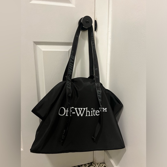 Off-White Handbags - Off-White Nylon Tote Bag Black/White w/ Tag